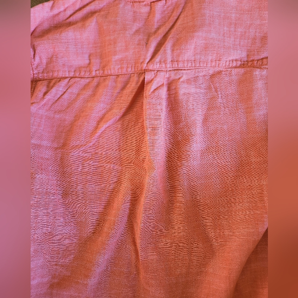 100% cotton 2x Button Down Blouse - Picture 8 of 10